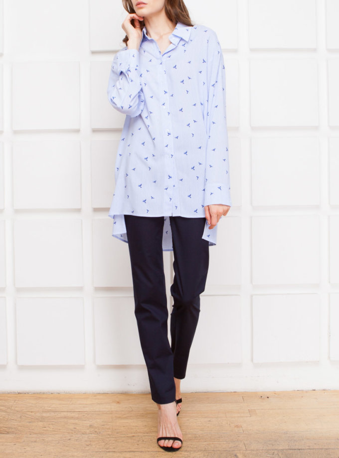 Сорочка принт з розрізами SHAKO (SHKO_17019001)