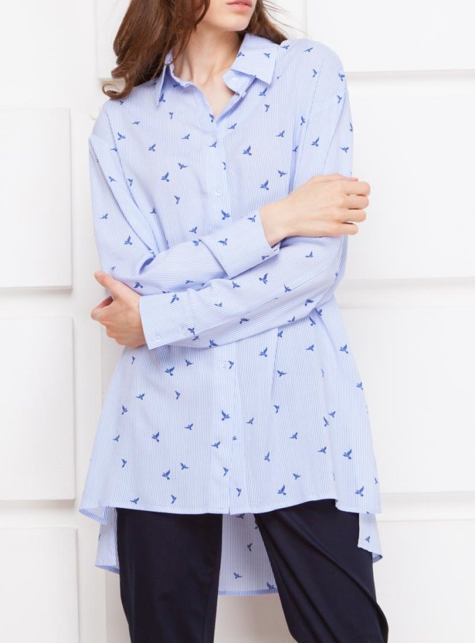 Сорочка принт з розрізами SHAKO (SHKO_17019001)