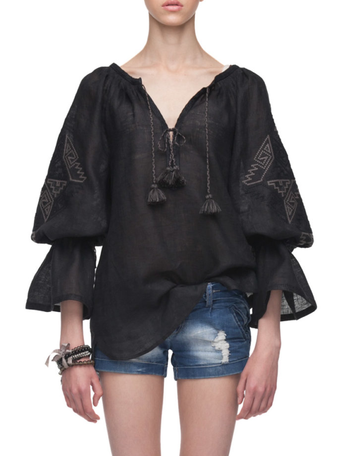 Вишиванка Чорна орхідея FOBERINI (FOBERI_01124)