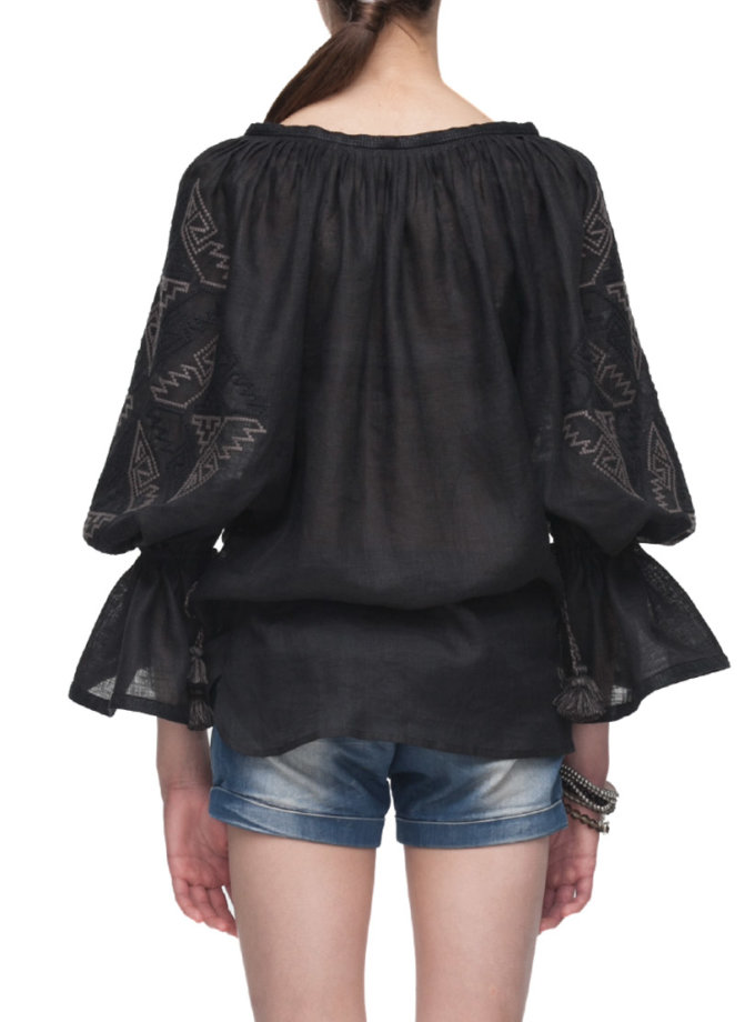 Вишиванка Чорна орхідея FOBERINI (FOBERI_01124)