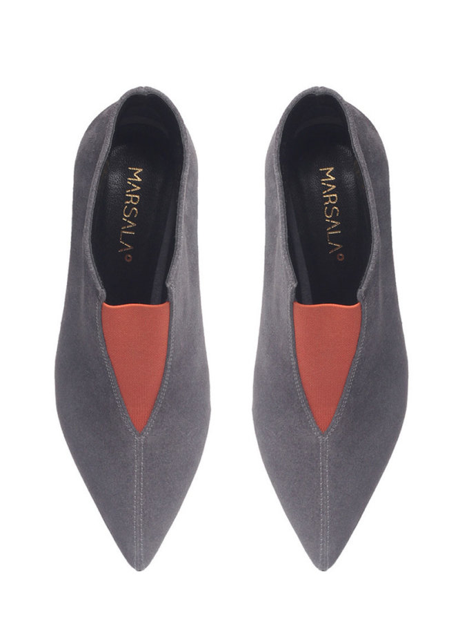 Черевики замшеві Delta Grey KAPSULA (MRSL_924942_kapsula)