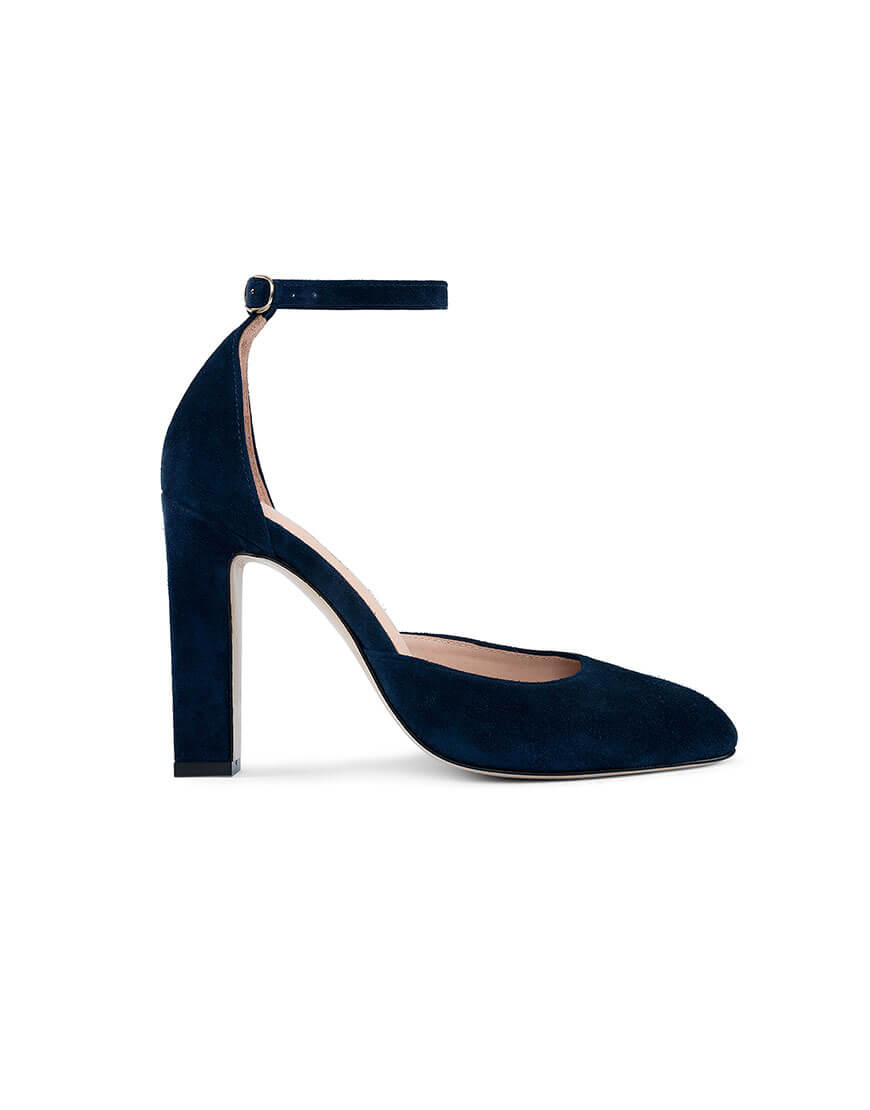 993253-1 Замшеві туфлі Mary Jane Blue MARSALA (MRSL_993253)