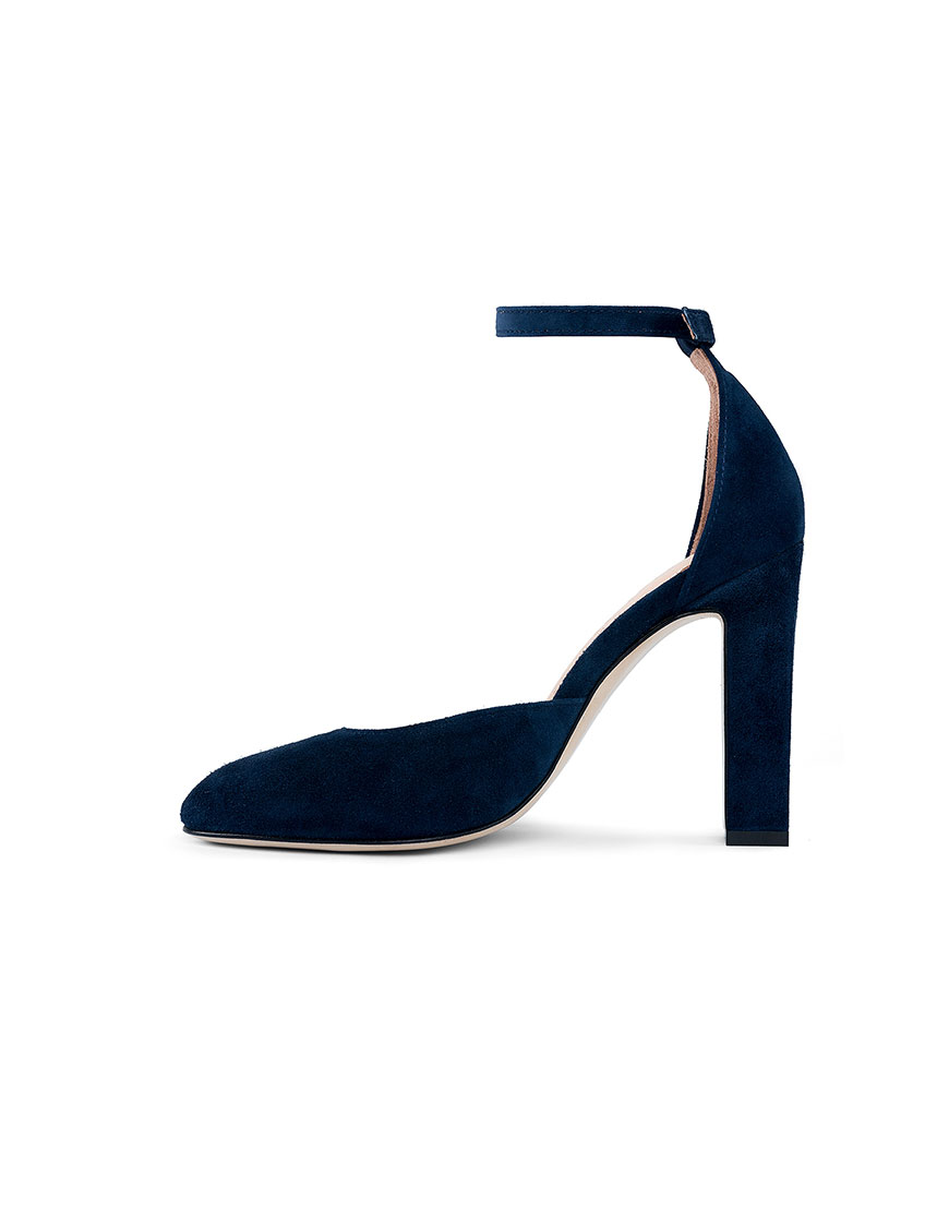 993253-2 Замшеві туфлі Mary Jane Blue MARSALA (MRSL_993253) - фото 4