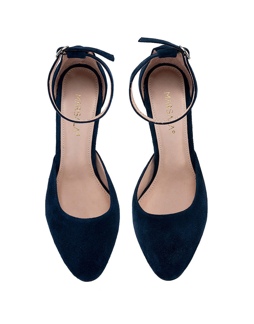 993253-3 Замшеві туфлі Mary Jane Blue MARSALA (MRSL_993253) - фото 2