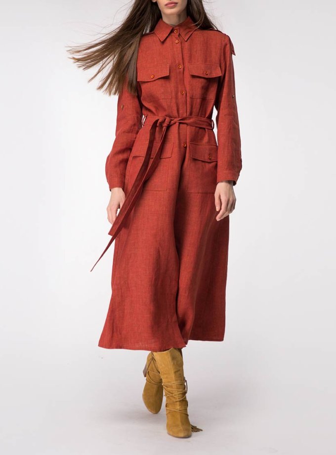 Сукня-сорочка з льону SHAKO (SHKO_18027001)