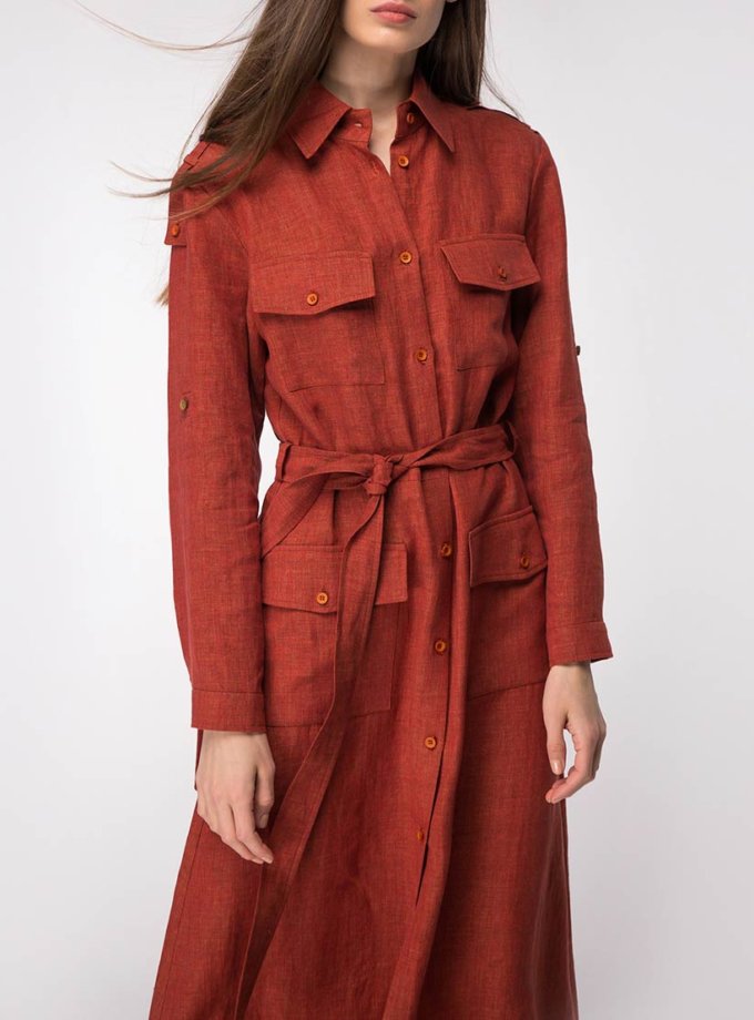 Сукня-сорочка з льону SHAKO (SHKO_18027001)