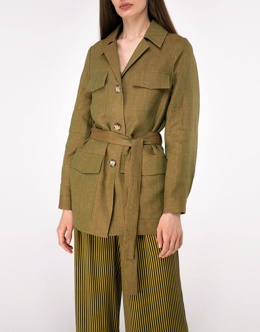 SHKO-18029002-(3) Льняний жакет на куліску SHAKO (SHKO-18029002_outlet)