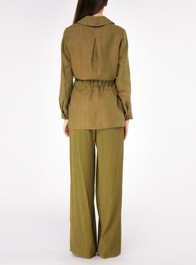 Льняний жакет на куліску SHAKO (SHKO-18029002_outlet)