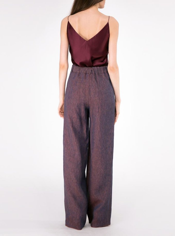 Широкі штани з льону SHAKO (SHKO-18034006)