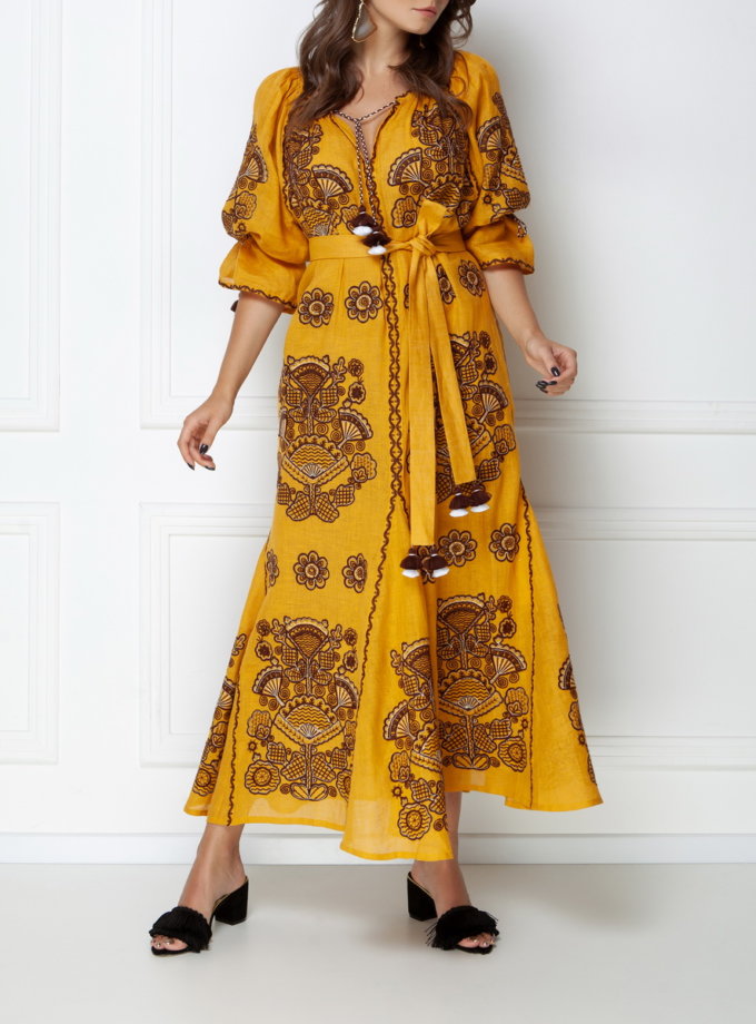 Сукня-вишиванка максі FOBERINI (FOBERI_ss19003)