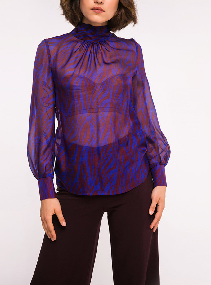 Шовкова блуза з бантом на спині SHAKO (SHKO_18051003)