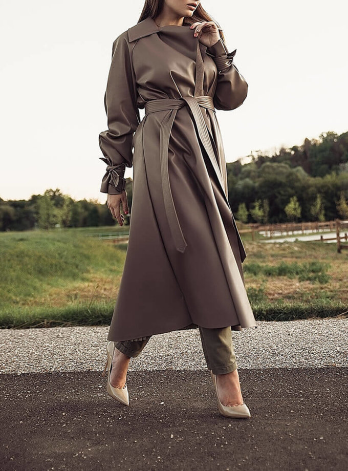 Тренч з еко-шкіри WONDER (WNDR_fw1920_tcap04) - фото 19