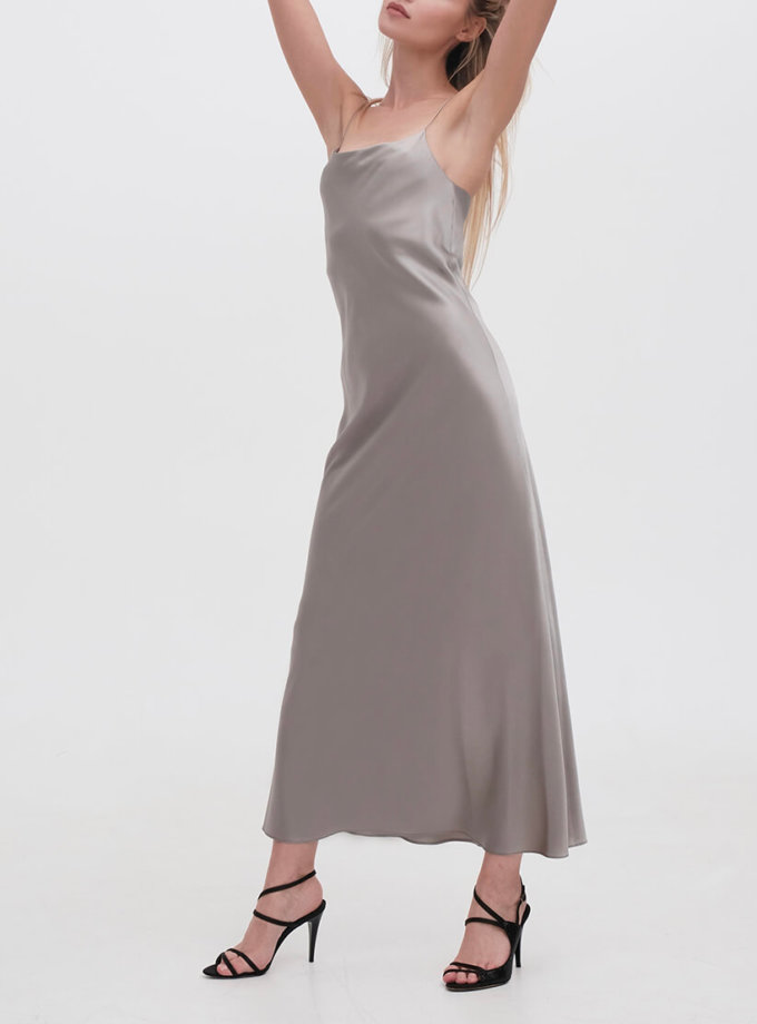 Сукня на тонких бретельках MISS SECRET (MISS_DR-021-gray) - фото 15
