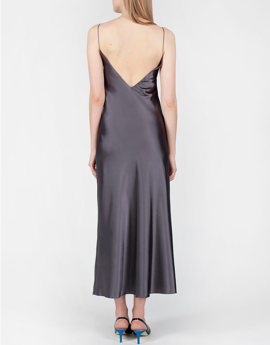 11 (2) Сукня з вирізом на спині MISS SECRET (MISS_DR-024-gray) - фото 2