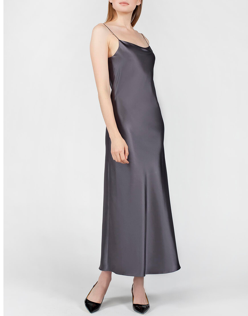 11 (3) Сукня з вирізом на спині MISS SECRET (MISS_DR-024-gray) - фото 3