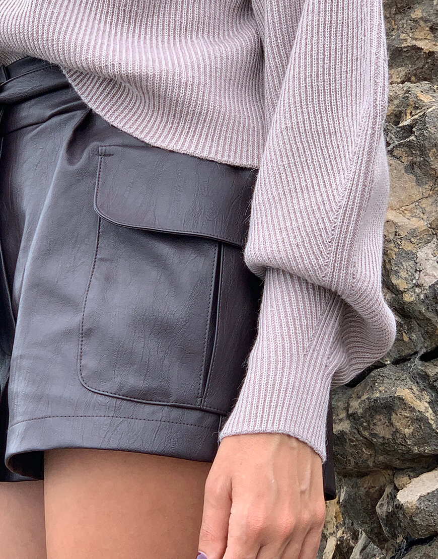 MISS_PU-012-beige (2) Кроп-светр із мериносової вовни MISS SECRET (MISS_PU-012-beige) - фото 5