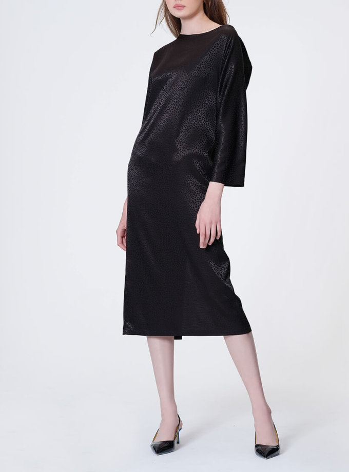 Сукня з V-вирізом на спині MISS SECRET (MISS_DR 030-black_outlet) - фото 7