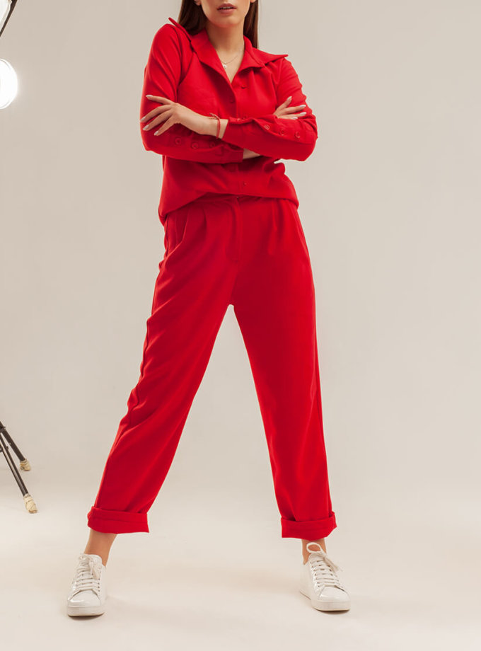 Брюки-багі з защипами XM BY MALINOVSKAYA (XM_basic11)