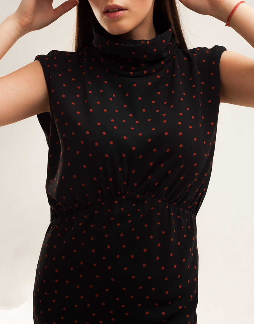 XM_basic12 (2) Асиметрична сукня в горох XM BY MALINOVSKAYA (XM_basic12) - фото 4