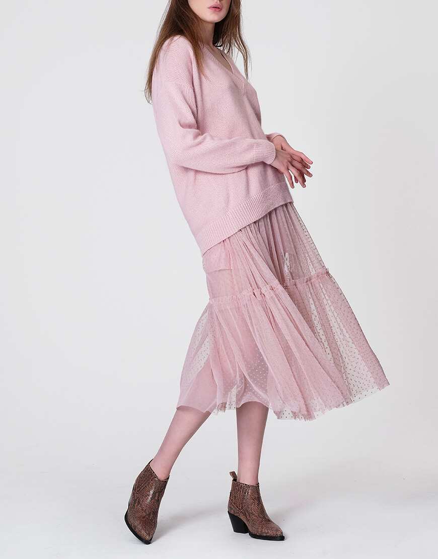 MISS_PU-017-pink (4) Об'ємний джемпер з ангори MISS SECRET (MISS_PU-017-pink_outlet) - фото 5