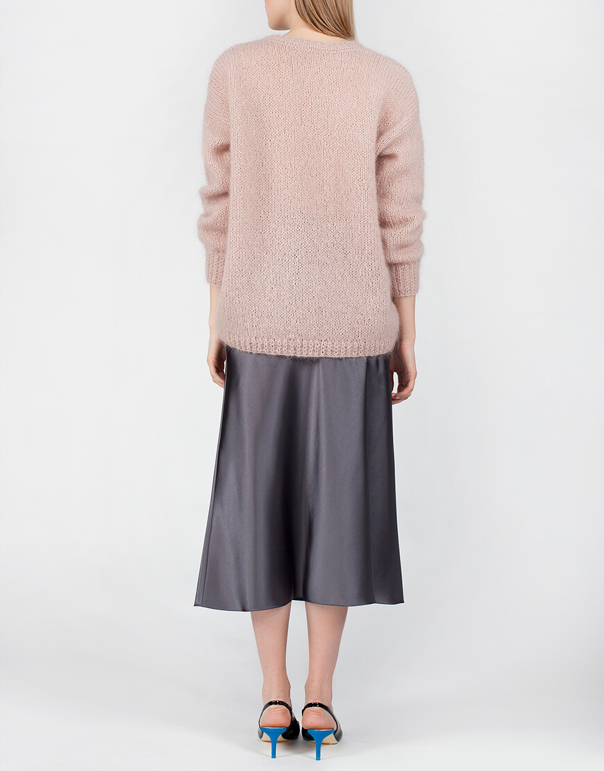 MISS_SK-005-grey (2) Спідниця міді на блискавці MISS SECRET (MISS_SK-005-grey) - фото 3