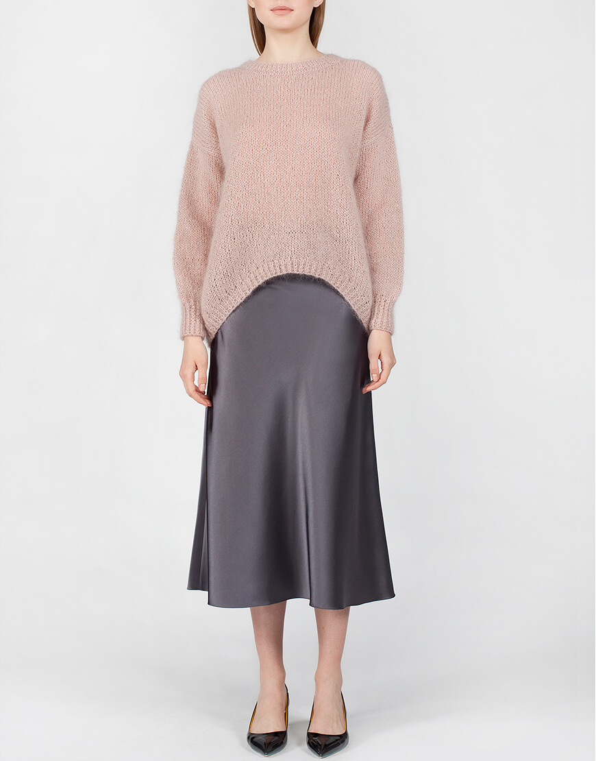 MISS_SK-005-grey (5) Спідниця міді на блискавці MISS SECRET (MISS_SK-005-grey)