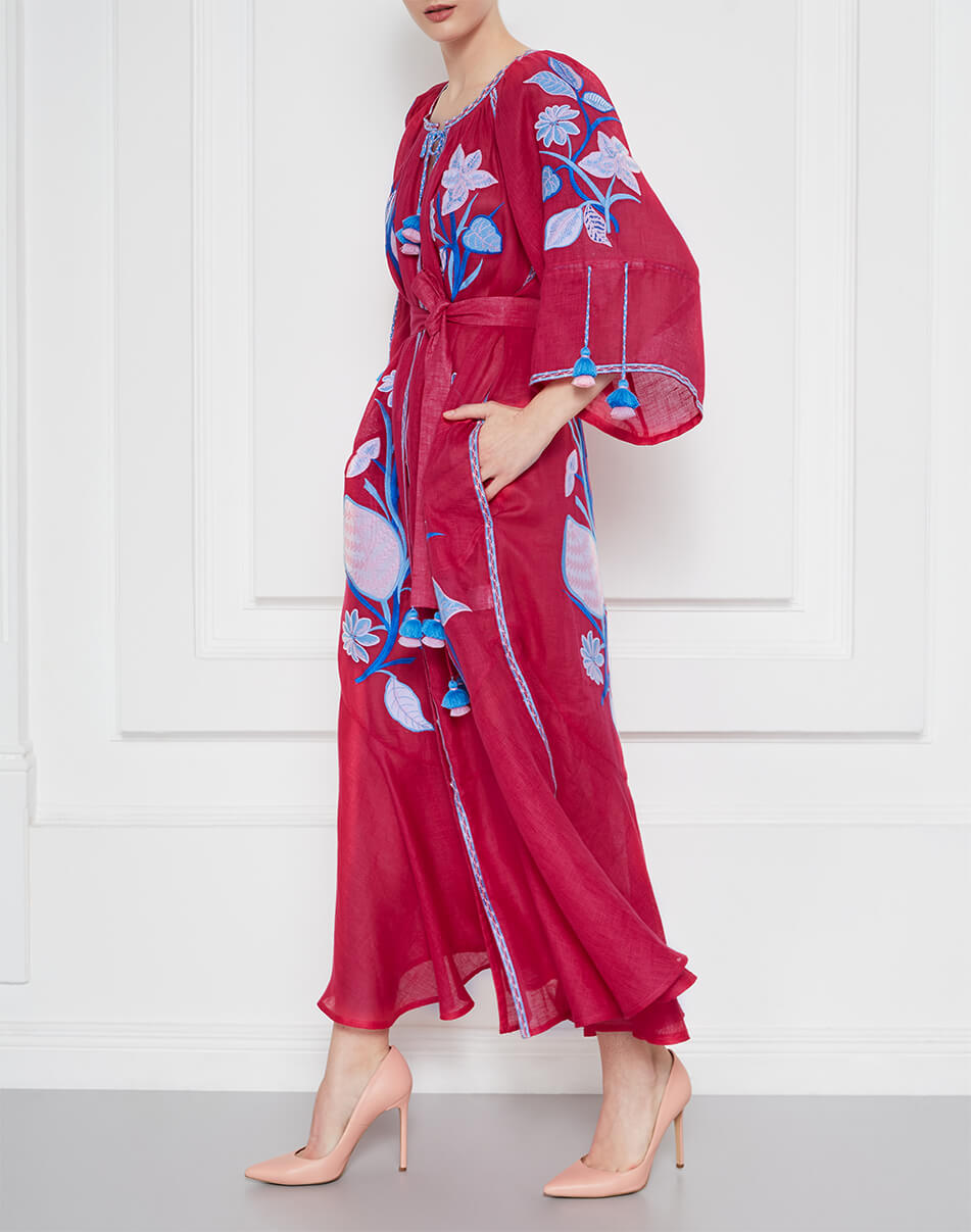 185 Сукня Едем з льону круїз FOBERINI (FOBERI_SS20023) - фото 6