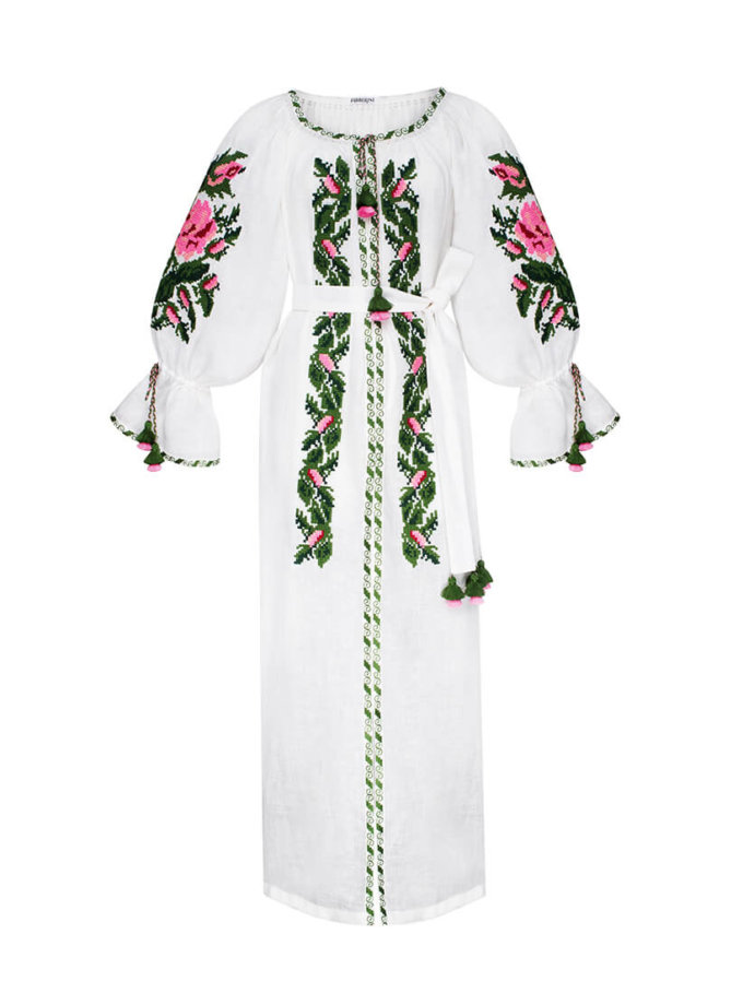 Туніка Клер з льону з вишивкою FOBERINI (FOBERI_SS20003)