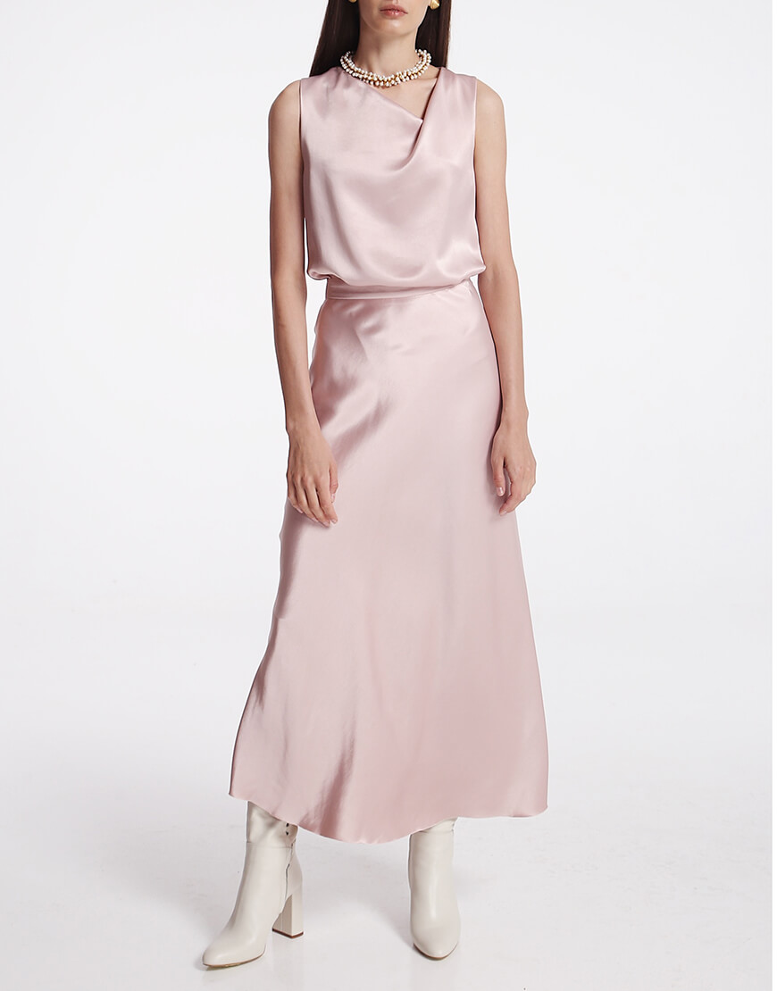 Processed with VSCO with dog1 preset Спідниця міді на блискавці SHAKO (SHKO_19044002)