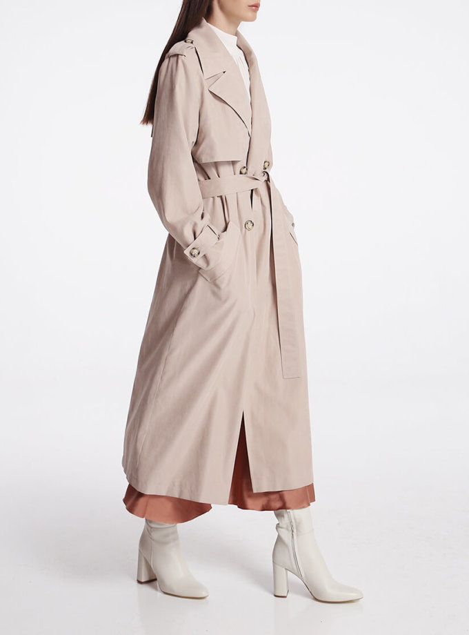 Двобортний тренч на підкладці SHAKO (SHKO_19048001)