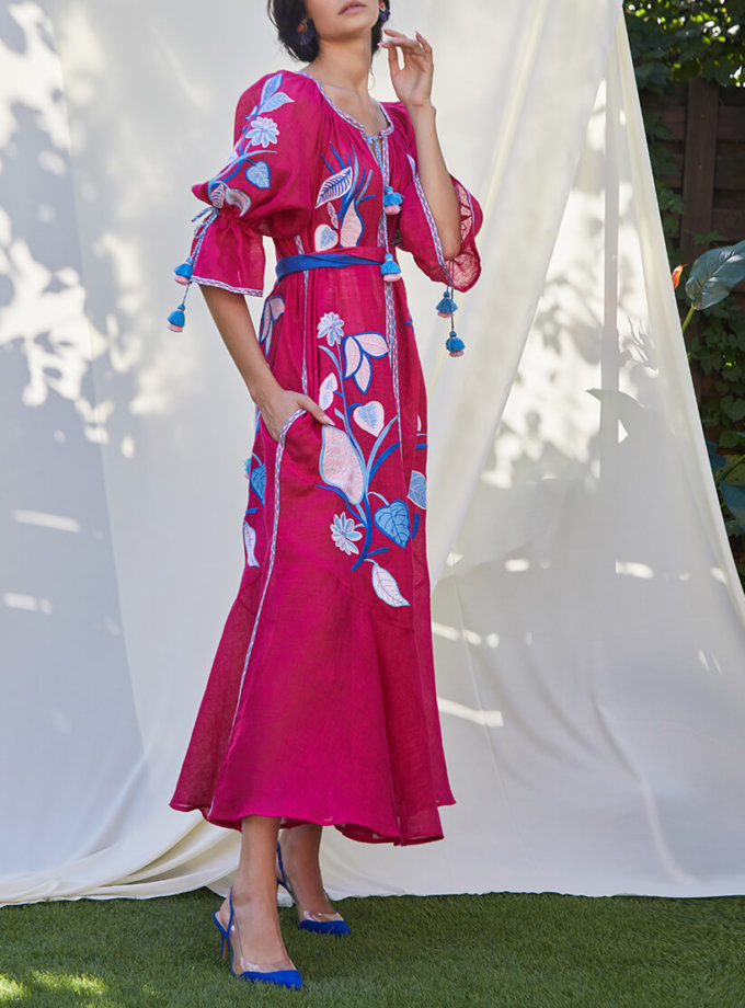 Сукня Едем з льону круїз FOBERINI (FOBERI_SS20023)