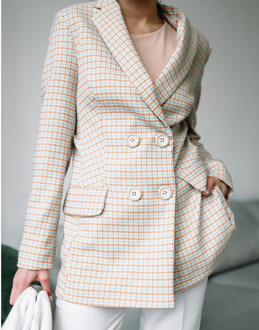 MC_MY0920 (5) Двобортний жакет Sarabi з бавовни MY x MY (MC_MY0920) - фото 5