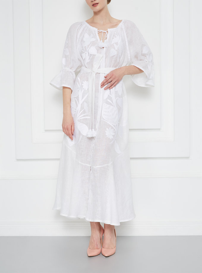 Лляна сукня максі Едем FOBERINI (FOBERI_SS20093)