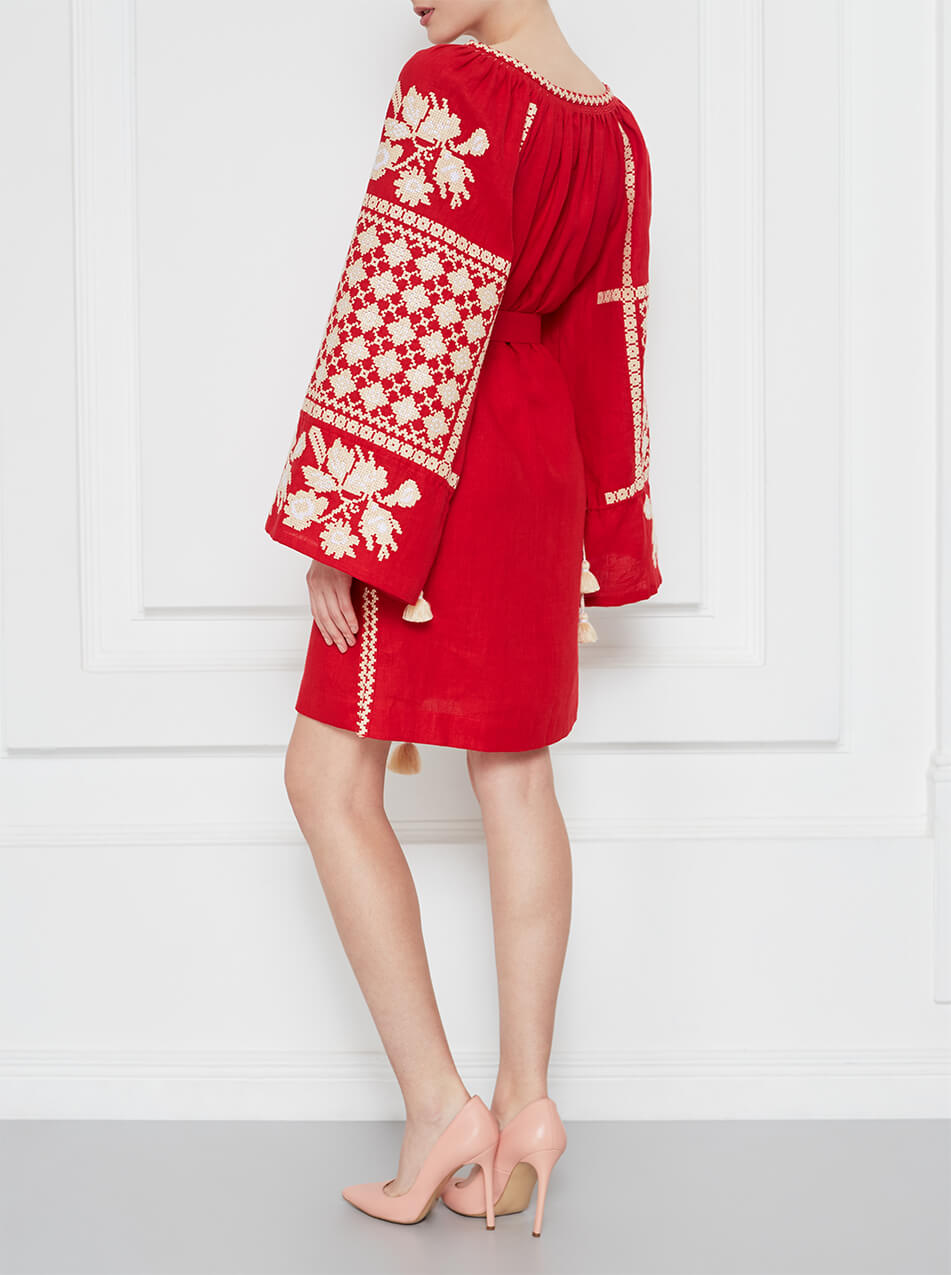 261 Льняна туніка міді Зоряна FOBERINI (FOBERI_SS20099) - фото 2