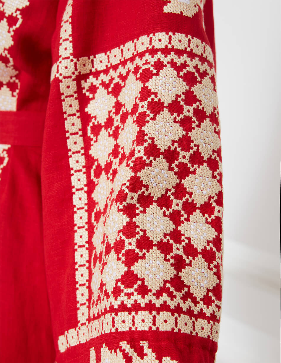 264 Льняна туніка міді Зоряна FOBERINI (FOBERI_SS20099) - фото 6