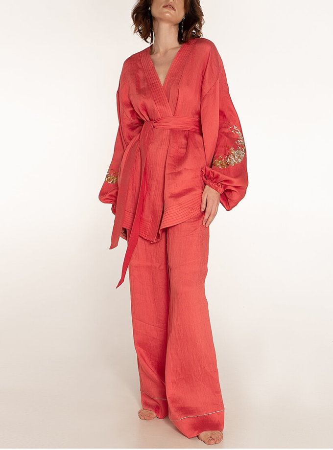 Костюм з кімоно з льону WONDER (WNDR_ss20_2k_02) - фото 11