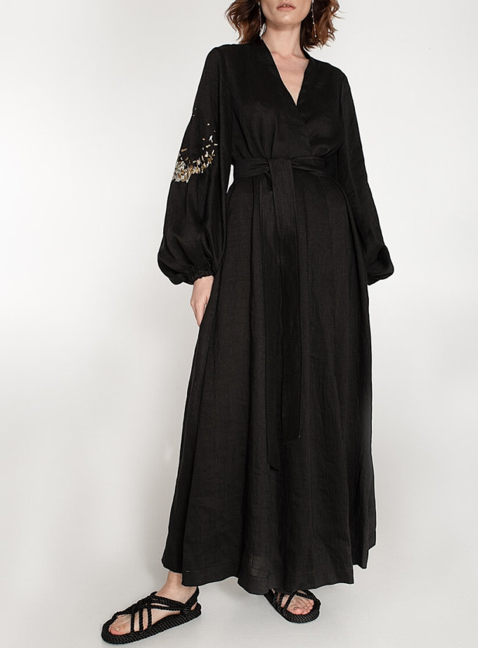 Сукня на запах із льону WONDER (WNDR_ss20_dlb_03) - фото 11