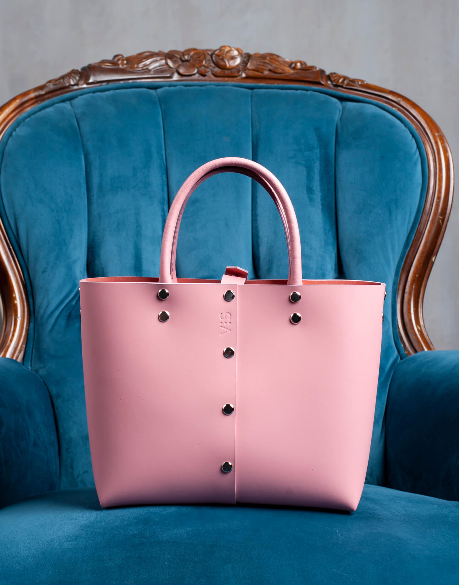 розовый (3) Шкіряний шопер Vega S VIS (VIS_Vega:shopper-S-001)