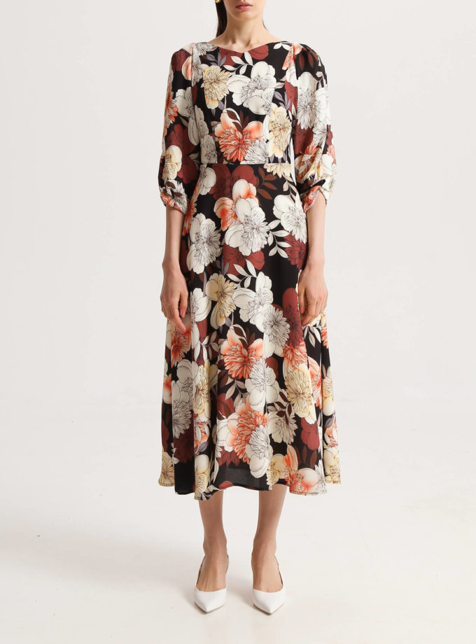 Сукня А-силуету в принт SHAKO (SHKO_20010002) - фото 7