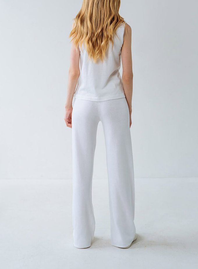 Брючний костюм із трикотажу FIORE BIANCO (FRBC_FBKT_SS20_01_suit)