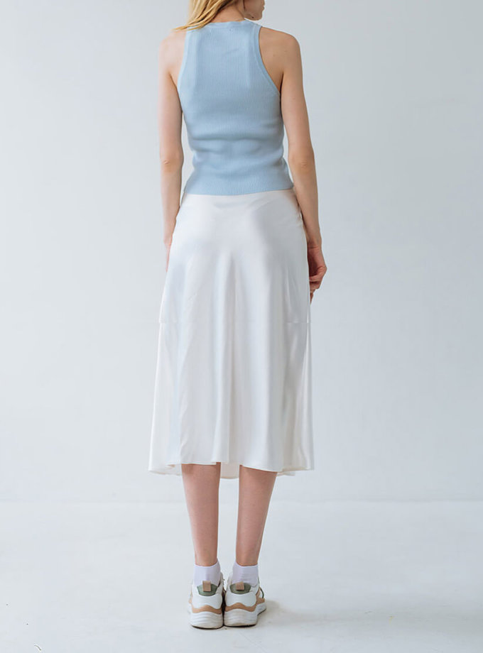 Спідниця міді А-силуету FIORE BIANCO (FRBC_FBTB_SS20_ 01-skirt)