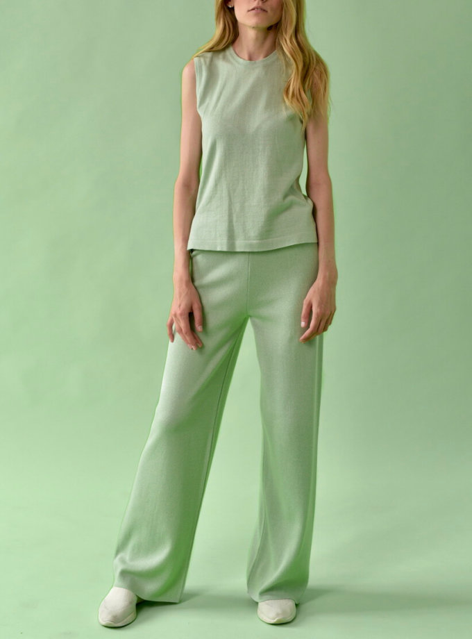 Брючний костюм із трикотажу FIORE BIANCO (FRBC_FBKT_SS20_02-suit) - фото 6