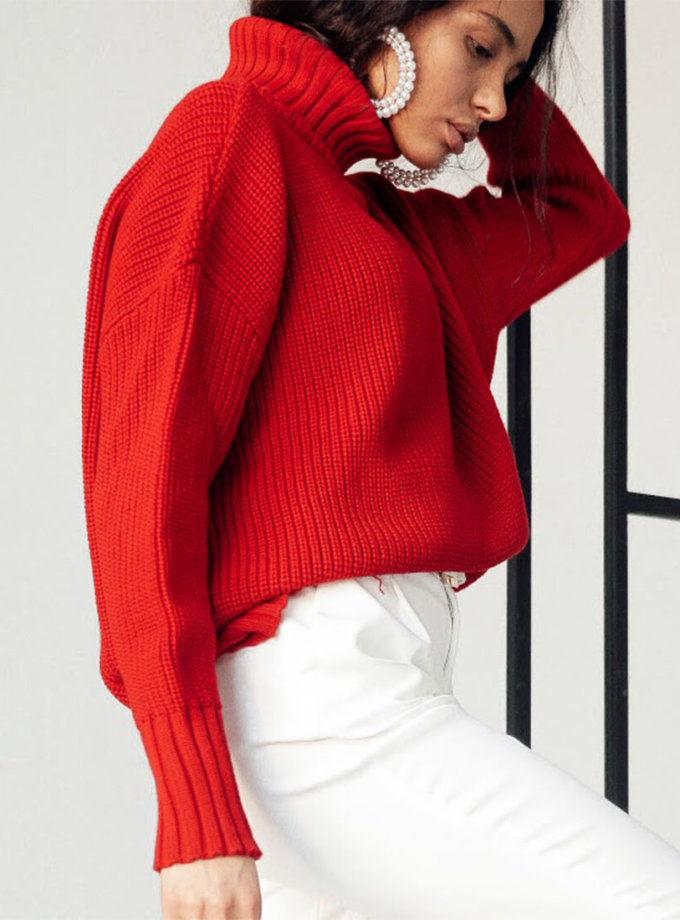 Вільний светр із вовни J.D.WOOL (JDW_JD0509) - фото 9