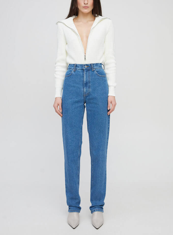 Джинси прямі сині MATCH DENIM (WNDM_jstr3b)