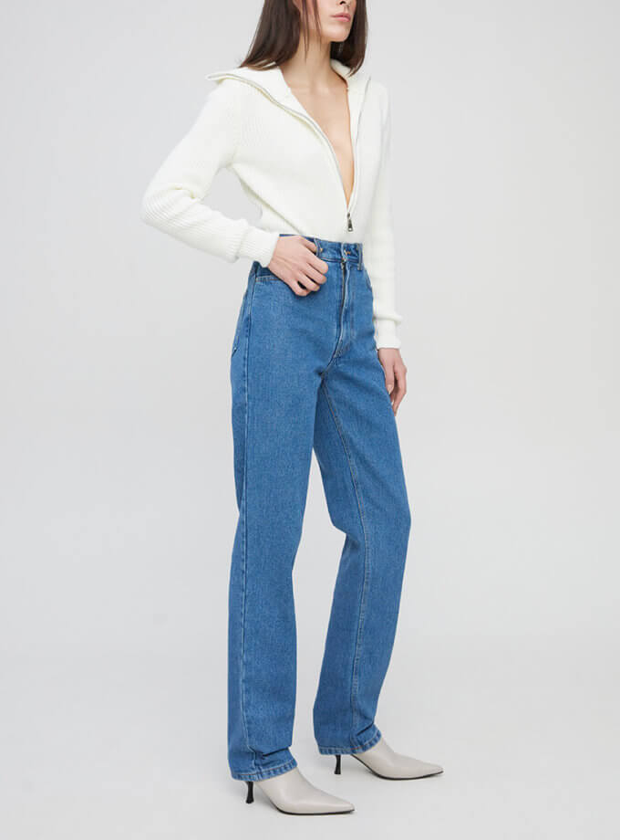 Джинси прямі сині MATCH DENIM (WNDM_jstr3b)