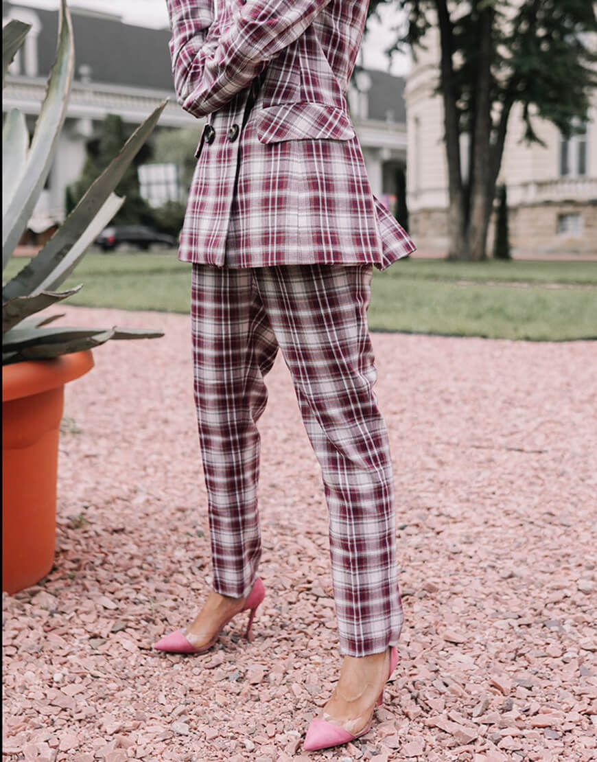 MC_MY0830 (2) Брючний костюм у клітинку Steff MY x MY (MC_s_MY0830) - фото 2