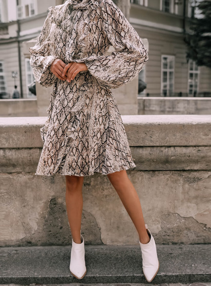 Шифонова сукня з бантом Solange MY x MY (MC_s_MY2530)