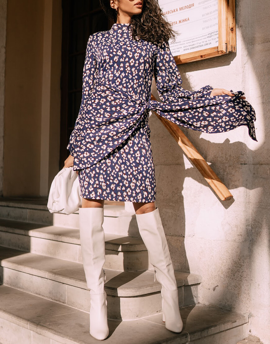 MC_MY3230 (3) Сукня міні з об'ємними рукавами Wild MY x MY (MC_s_MY3230) - фото 3