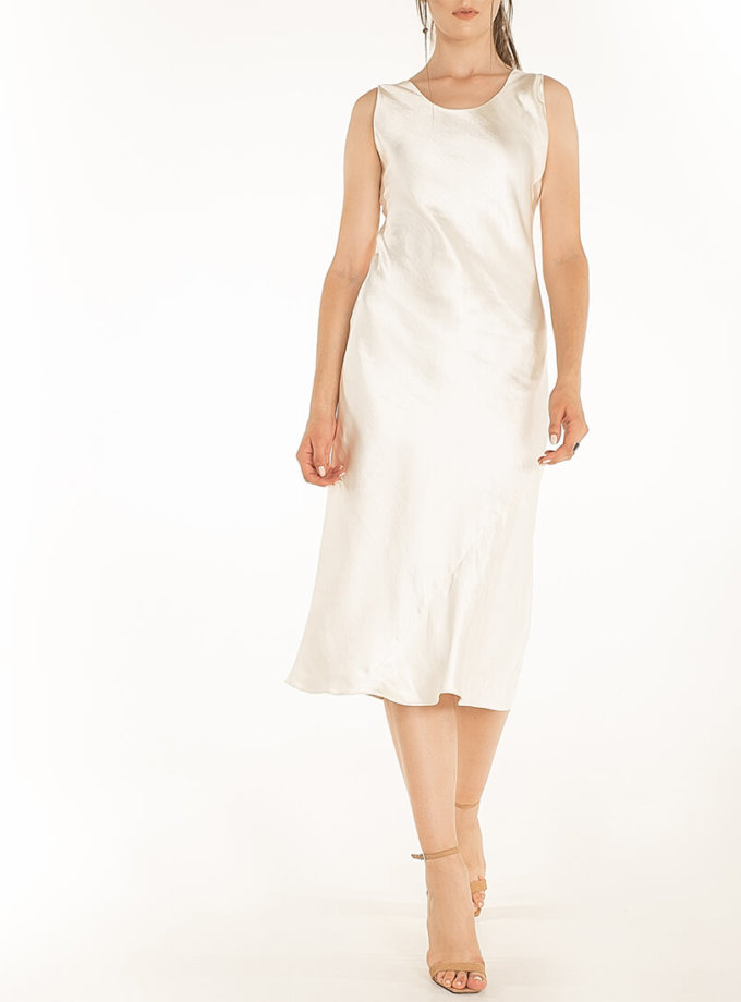 Сатинова сукня Beige WONDER (WNDR_fw2021_sdbez_14) - фото 7
