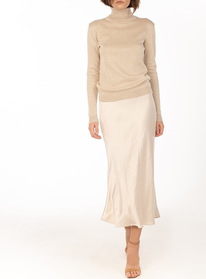 Сатинова спідниця Beige WONDER (WNDR_fw2021_ssbez_13) - фото 13
